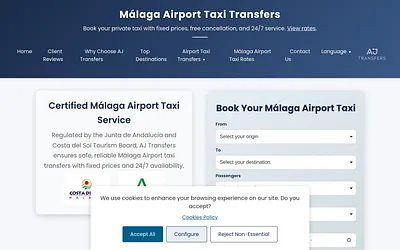 ajtransfersmalaga.com snapshot