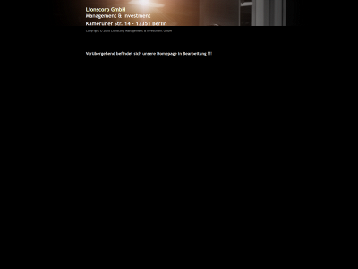 lionscorp.de snapshot