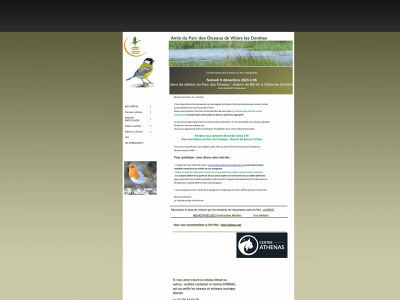 amisduparcdesoiseaux.fr snapshot