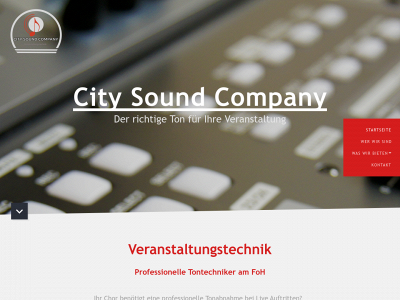 city-sound-company.de snapshot