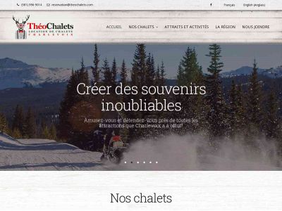 theochalets.com snapshot