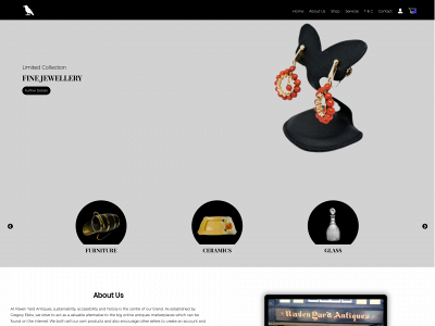 raven-antiques.com snapshot