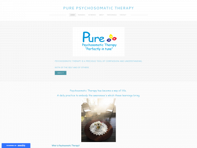 www.purepsychosomatictherapy.ca snapshot