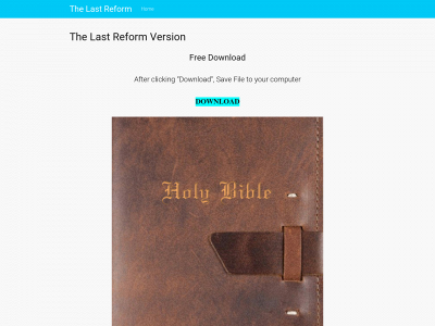 thelastreform.org snapshot