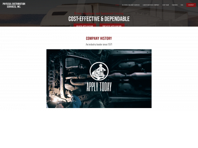 physicaldistributionservices.com snapshot