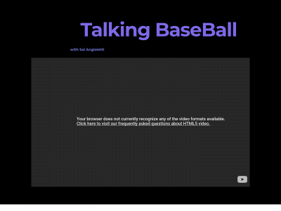talkingbaseball.org snapshot