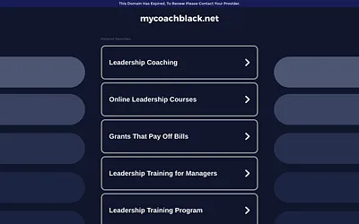 www.mycoachblack.net snapshot