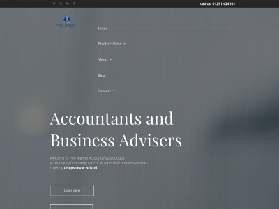 portmarineaccountancy.com snapshot