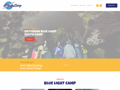 bluelightcamp.com.au snapshot