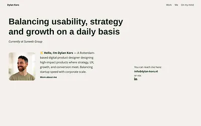 dylan-kors.nl snapshot