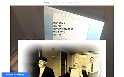 www.anthonylchurchwriter.com snapshot