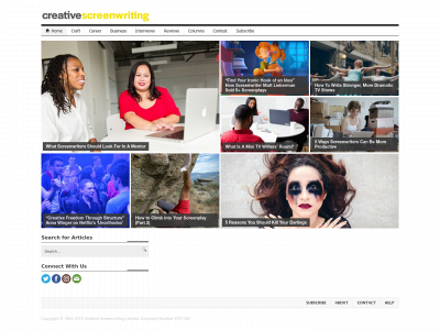 creativescreenwriting.com snapshot