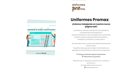 uniformespromax.com snapshot