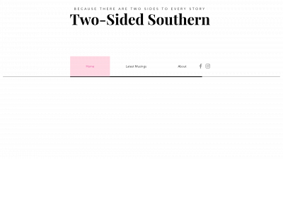twosidedsouthern.com snapshot
