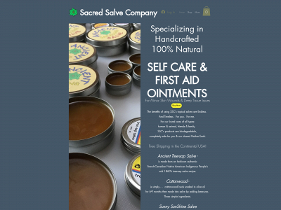 www.sacredsalve.com snapshot