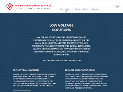 ramfireandsecurity.com snapshot