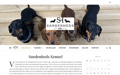 sandenhed.se snapshot