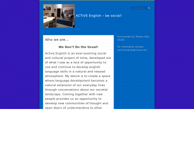 active-english-milan.com snapshot