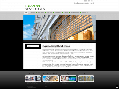 expressshopfronts.com snapshot