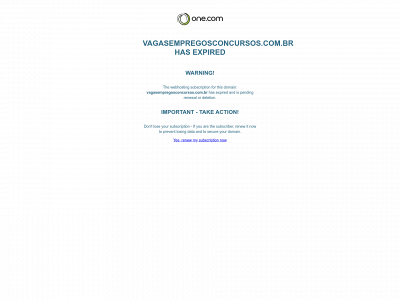 vagasempregosconcursos.com.br snapshot