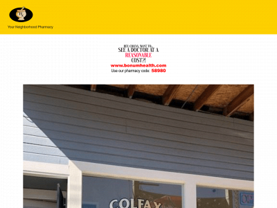 colfaxdrugcompany.com snapshot