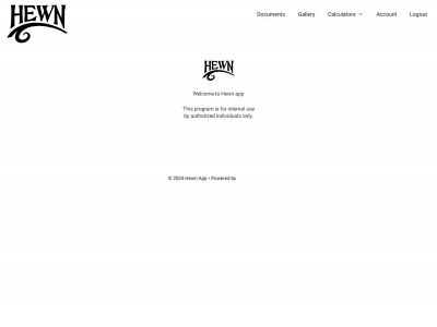 hewn.app snapshot