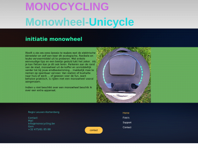 monocycling.be snapshot
