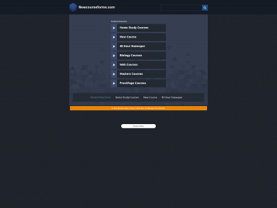newcourseforms.com snapshot