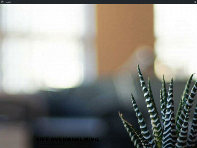 lifeoverwhelming.com snapshot