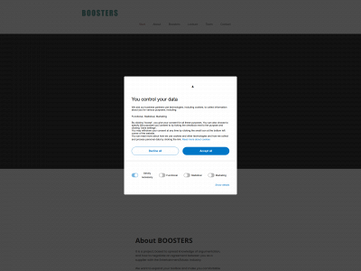 boosters.se snapshot