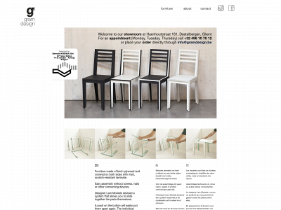 gramdesign.be snapshot