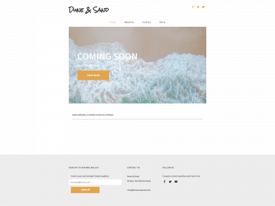 duneandsand.com snapshot