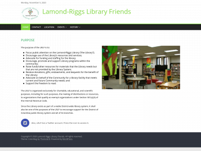 lrlfriends.org snapshot