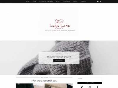 westlaralane.com snapshot