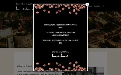 coffeeandwineslola.com snapshot