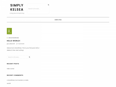 simplykelsea.com snapshot