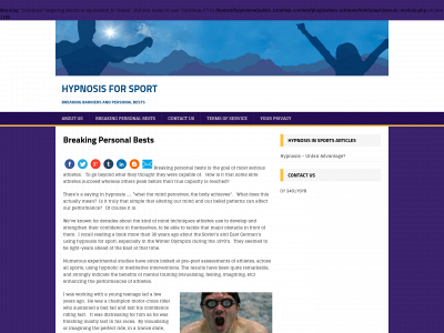 hypnosisforsport.com snapshot