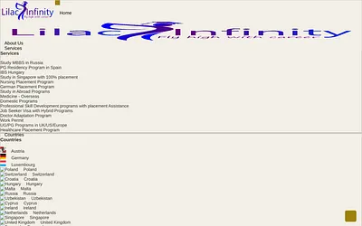 lilacinfinity.com snapshot