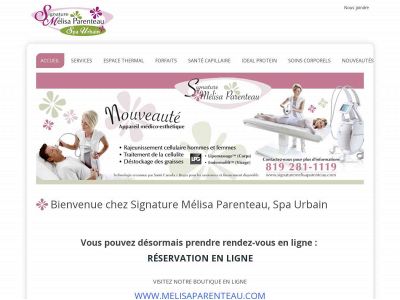 signaturemelisaparenteau.com snapshot