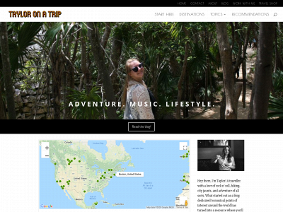 tayloronatrip.com snapshot