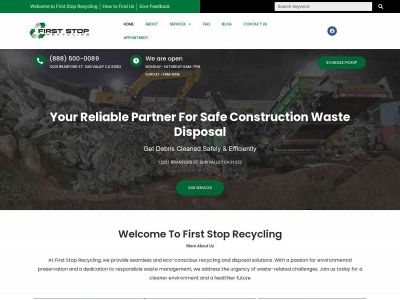 firststoprecycling.com snapshot