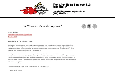 tomallenhomeservices.com snapshot