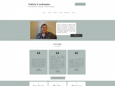 valeriecordonnier.fr snapshot