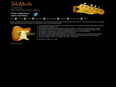 telemods.co.uk snapshot
