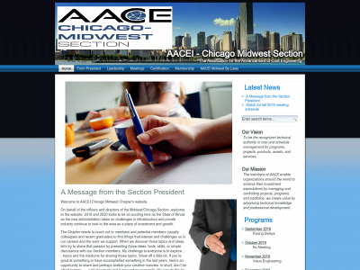 chicago-aacei.org snapshot