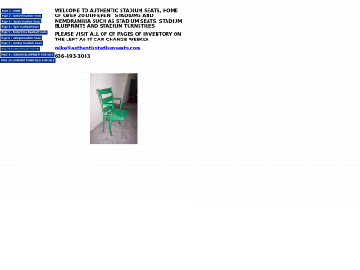 authenticstadiumseats.com snapshot