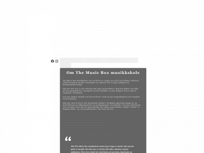 themusicbox.no snapshot