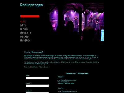 rockgaragen.dk snapshot