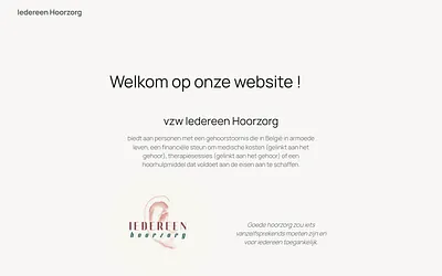 iedereenhoorzorg.be snapshot