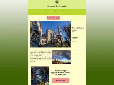 santuariodelselvaggiogiaveno.it snapshot